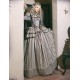 Classical Puppets Stripes and Checks - Runaway Princess One Piece Shorts and Headbow Set(Leftovers Stock/Stock is low/Full Payment Without Shipping)